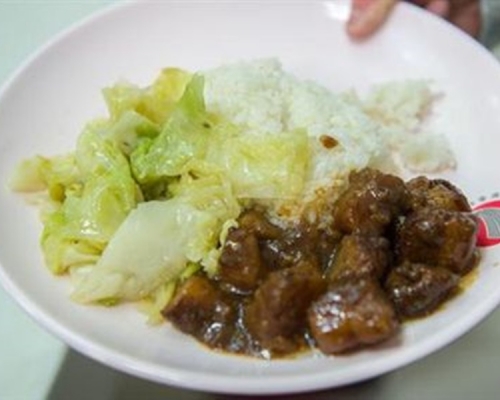 杭州大學兩元飯13年來「企硬」不加價。網上圖片