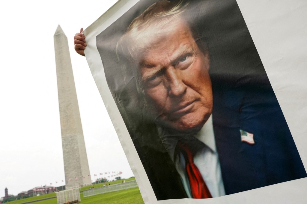 閱兵恰逢特朗普79歲生日，惹起爭議。路透社