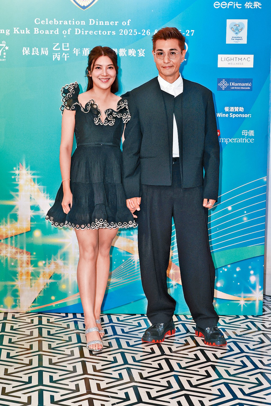 陳展鵬與太太單文柔都認為囡囡現時專心讀書最重要。