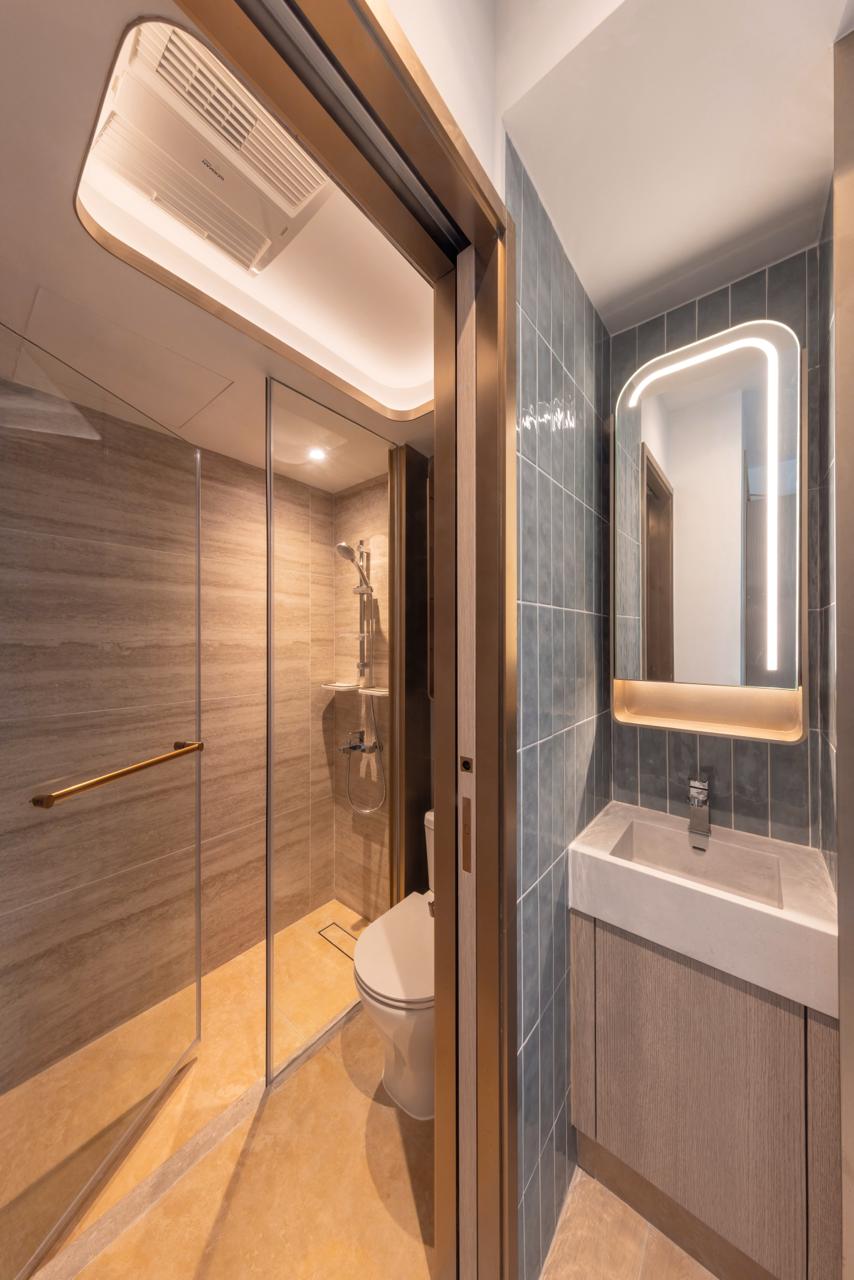 22樓D室,同層唯一兩房間隔的D單位,面積309方呎。 22樓D室,同層唯一兩房間隔的D單位,面積309方呎。