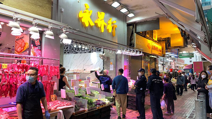 警方在5日行動中拘捕3名男子。警方提供圖片