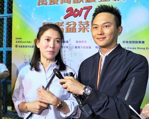 張智霖對兒子管教寬鬆，老婆「袁靚靚」即詐型。