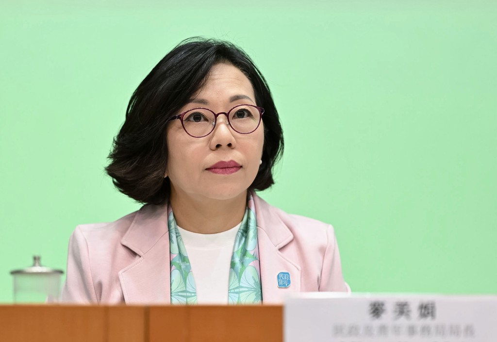 民政及青年事务局局长麦美娟。资料图片