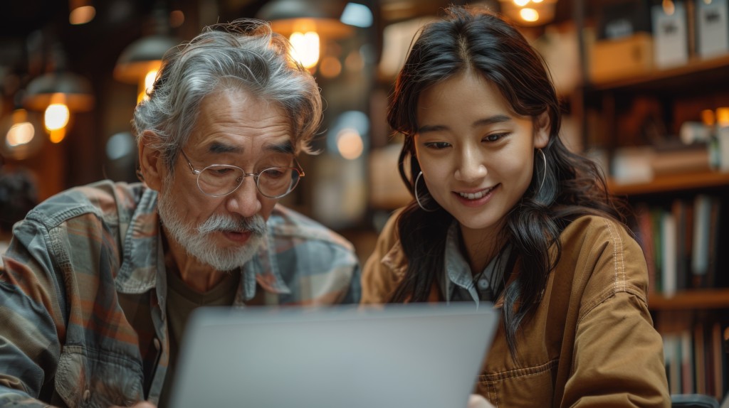 因为爱他人，我们更应学会以科技成为别人的祝福。（AI 生成示意图）