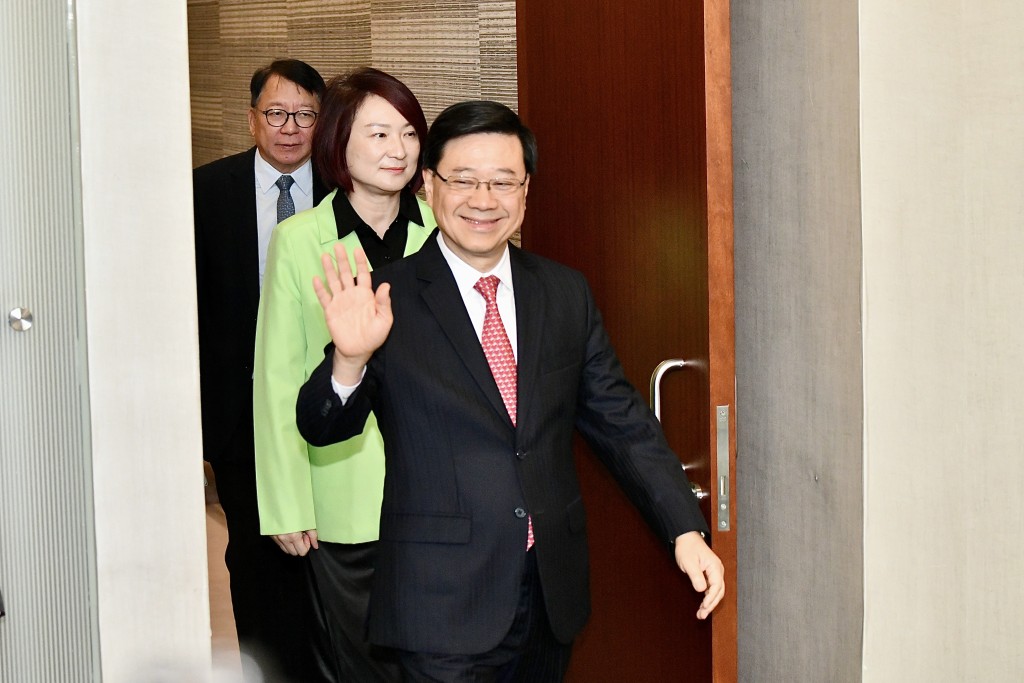 特首李家超到場。