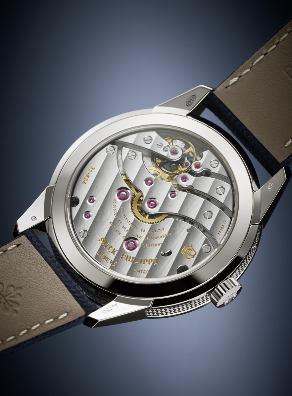 Patek Philippe Ref. 5328G,機芯:31-505 8J PS IRM CI J手上鏈。 Patek Philippe Ref. 5328G,機芯:31-505 8J PS IRM CI J手上鏈。