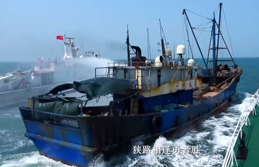 中國海警推出新宣傳片《執法於海》。中國海警