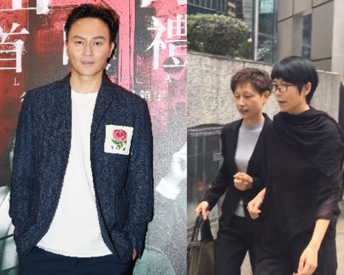 張智霖（左圖）；前經理人、被告梁雅詩（右一）