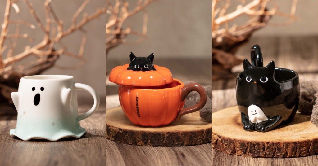 星巴克趣怪小动物系列以橘色、棕色及黑白色为主调,连同可爱小鬼、小黑猫与南瓜展现魔法,为咖啡杯、随行杯及配件换上万圣节新装。 星巴克趣怪小动物系列以橘色、棕色及黑白色为主调,连同可爱小鬼、小黑猫与南瓜展现魔法,为咖啡杯、随行杯及配件换上万圣节新装。