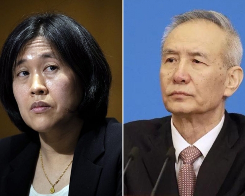 劉鶴與美國貿易代表戴琪通話。