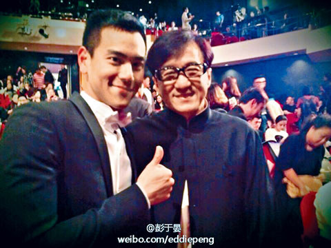 　　彭于晏方面否認被飛出成龍新片。