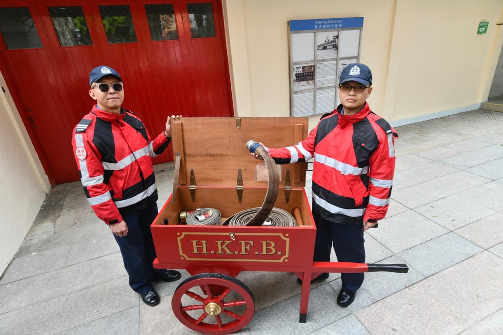 沙頭角消防局亦是打卡點之一。盧江球攝