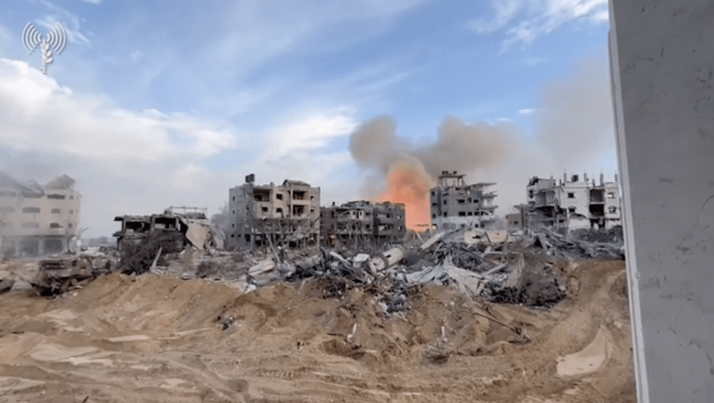 戰事主要集中在哈馬斯據點、加沙北部城郊的賈巴利亞，該地區在周二夜間至周三都遭到以軍襲擊。