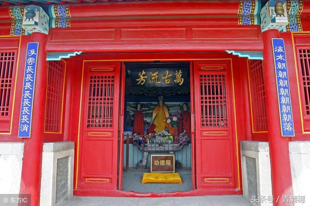 民间的孟姜女庙。