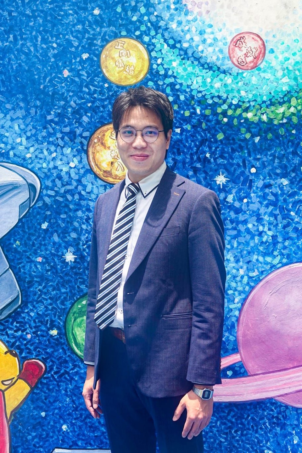  天主教伍華小學馮朗校長（圖片來源：受訪者提供）