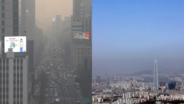 南韩不时受到沙尘暴影响。资料图片
