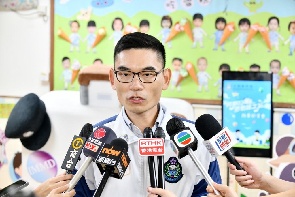 入境處總入境事務主任（國際協作）謝振鋒。盧江球攝