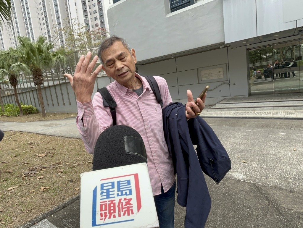 陳先生直指災民已經好慘。楊偉亨攝