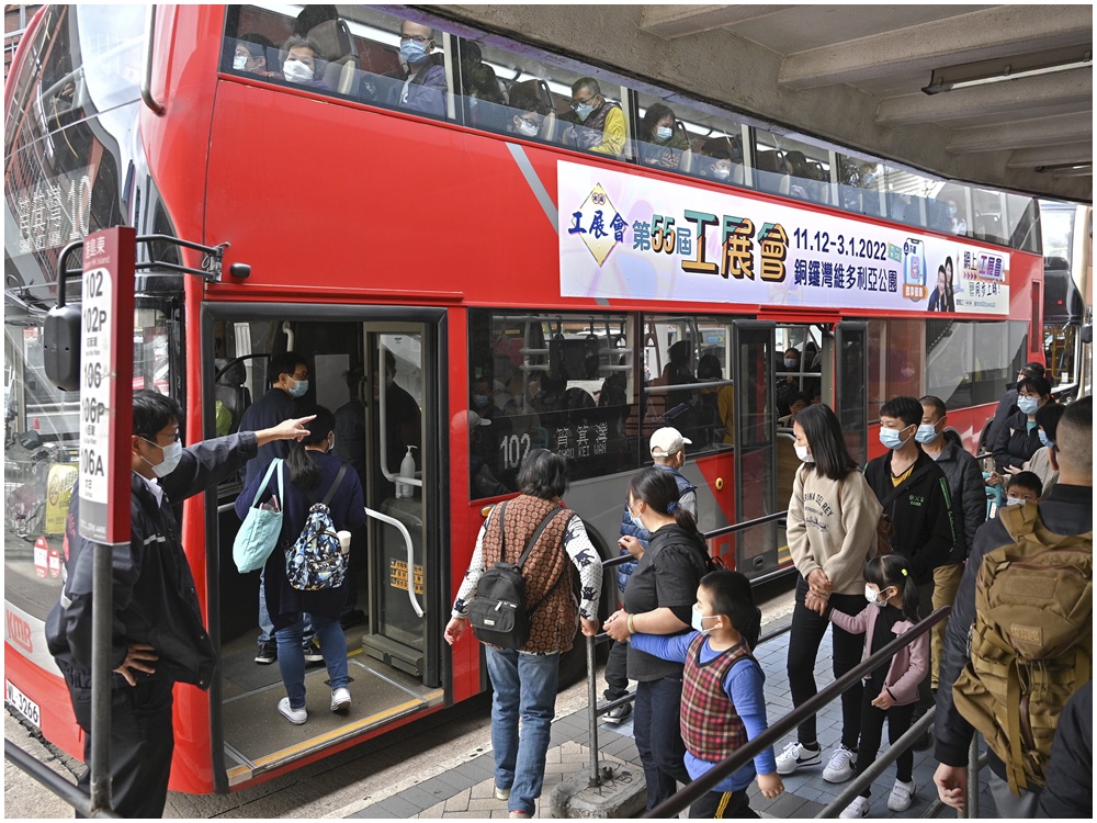 聖誕日九巴加密部分路線班次。資料圖片