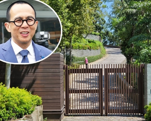 男子圖闖李澤楷(小圖)名下大宅。 資料圖片