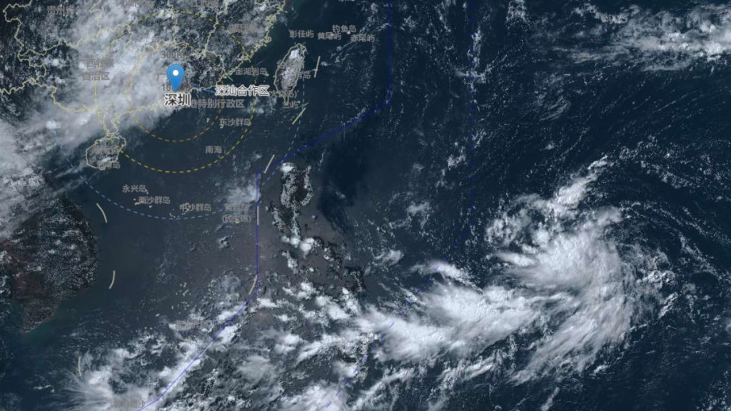 深圳氣象台預測，未來一星期，或有颱風於廣東省登陸。