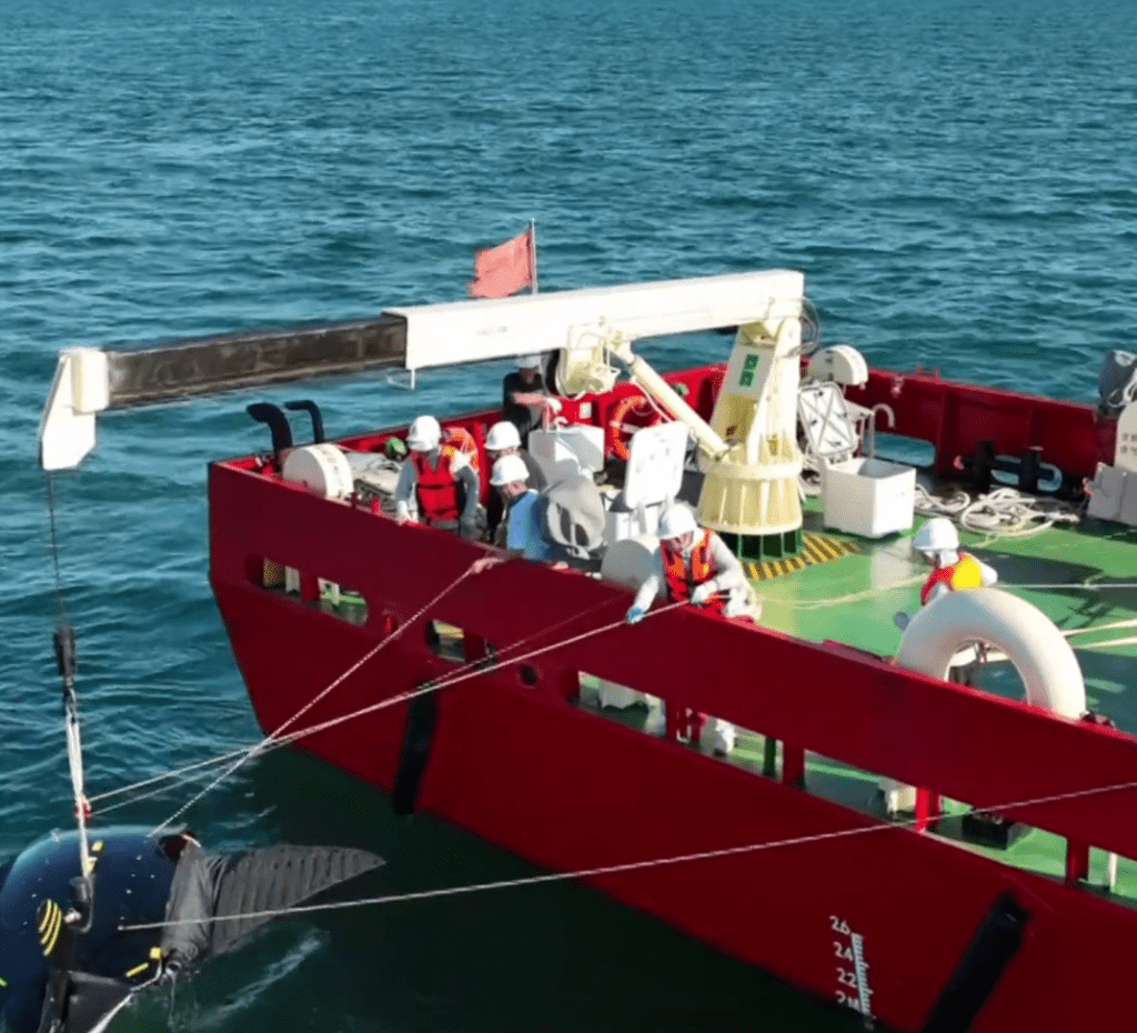 「魔鬼魚」由西北工業大學寧波研究院研製。 「魔鬼魚」由西北工業大學寧波研究院研製。