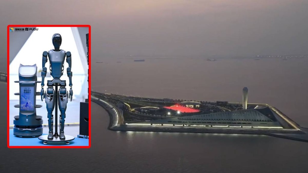 深中通道西人工将岛建全球首间机械人酒店。深圳文旅