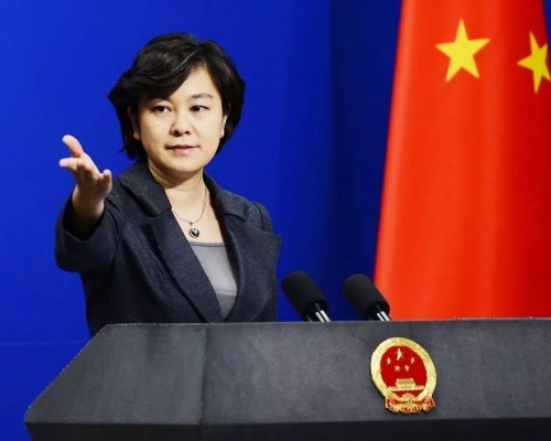 華春瑩反擊,籲美軍開放生化武器基地。網圖
