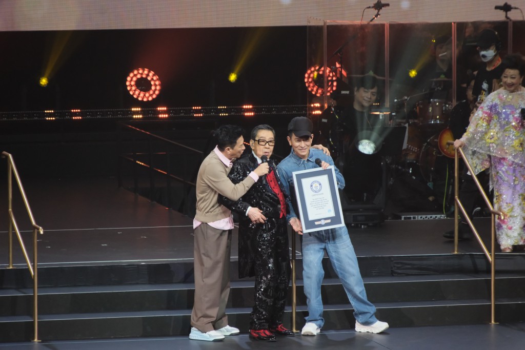 張家輝與劉德華這對《賭俠1999》組合罕有同台。