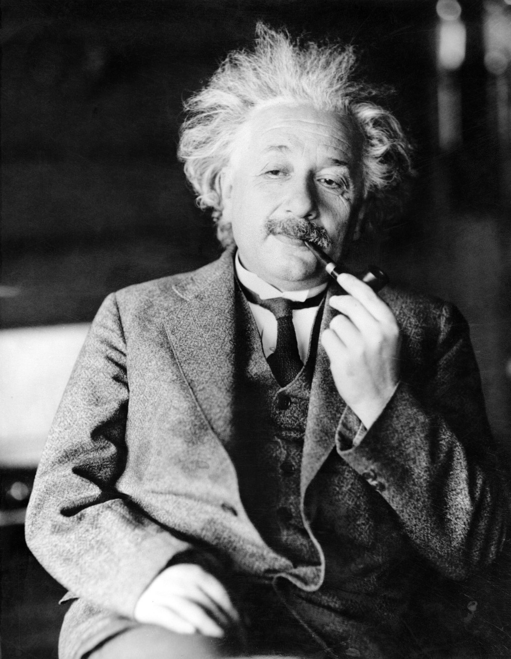 天才科学家爱因斯坦（Albert Einstein）IQ160。 美联社资料图