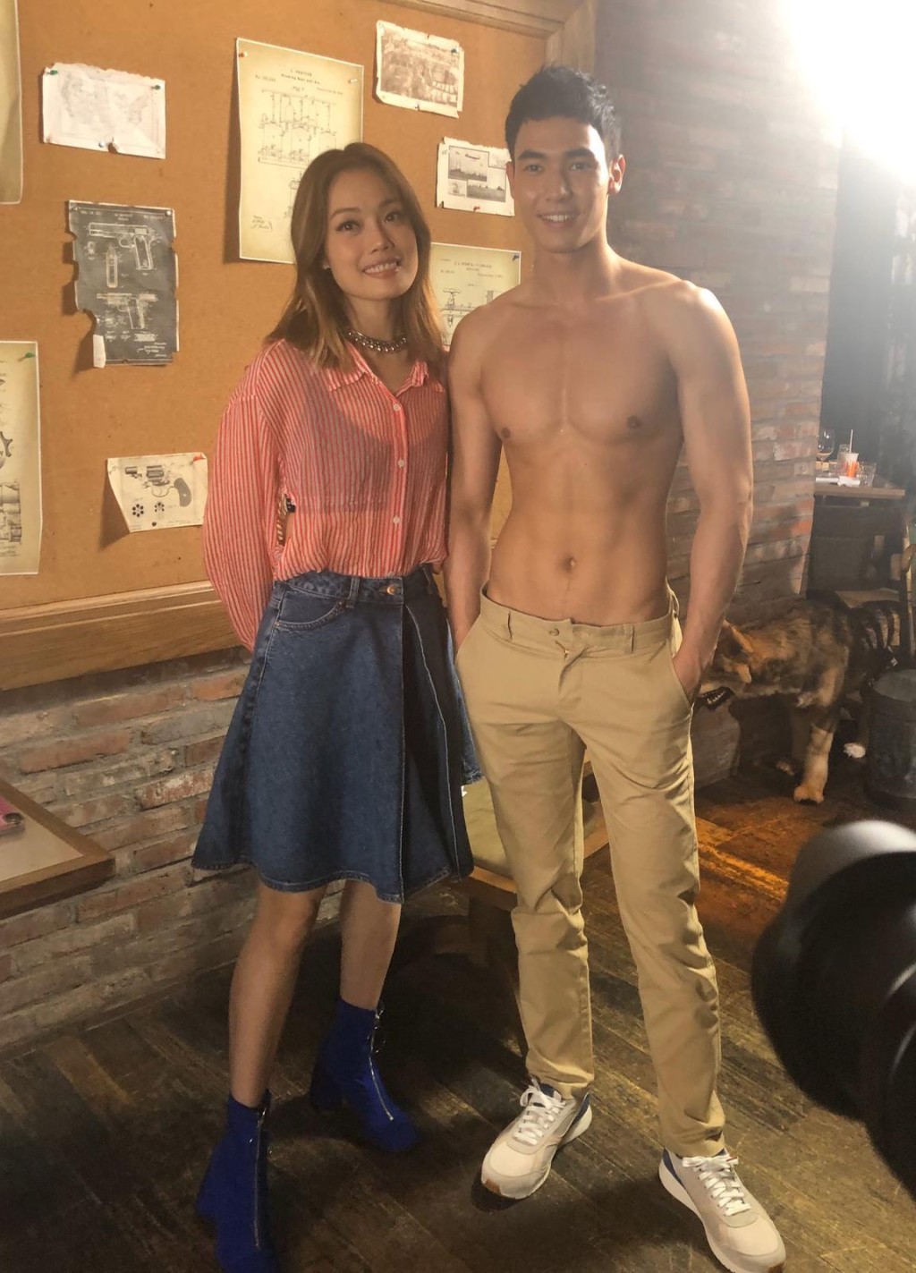 師姐容祖兒都大讚六呎高的Angus，擁有fit爆身形。