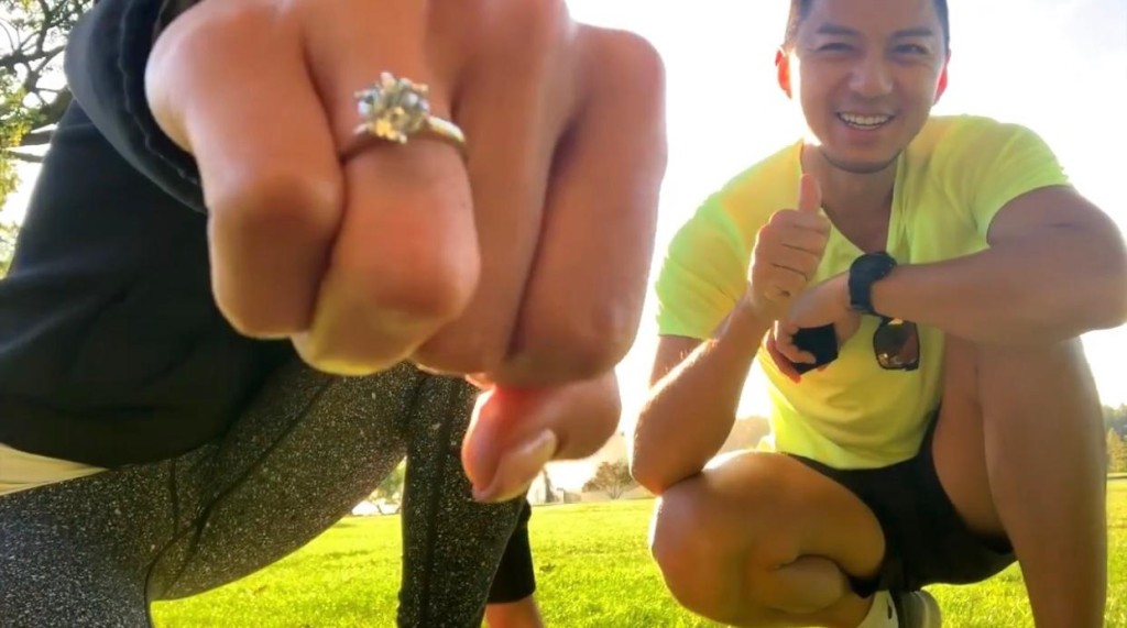 呢隻就係求婚戒指。