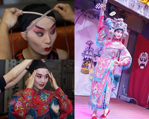 陳法拉大開眼界,敬佩一班老倌的專業。