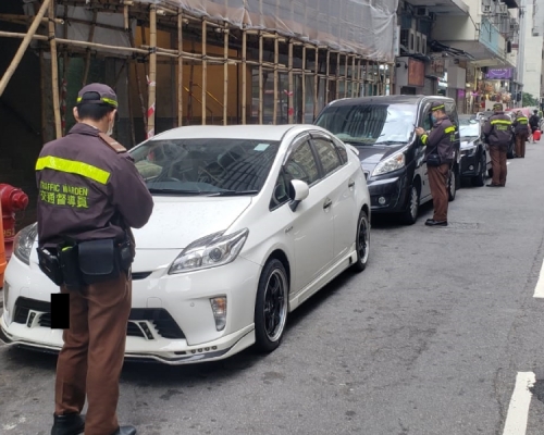 警方是次行動一共發出5,457張定額罰款通知書。警方圖片