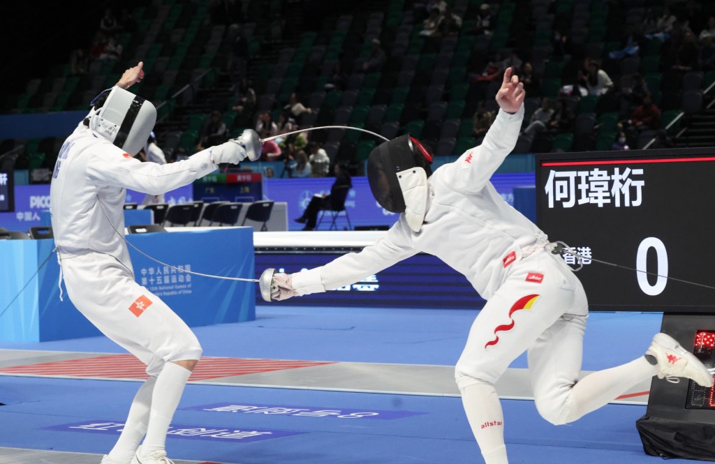 只差一分未能晉級四強,何瑋桁(左)表示可能今仗少了點運動。徐嘉華攝 只差一分未能晉級四強,何瑋桁(左)表示可能今仗少了點運動。徐嘉華攝