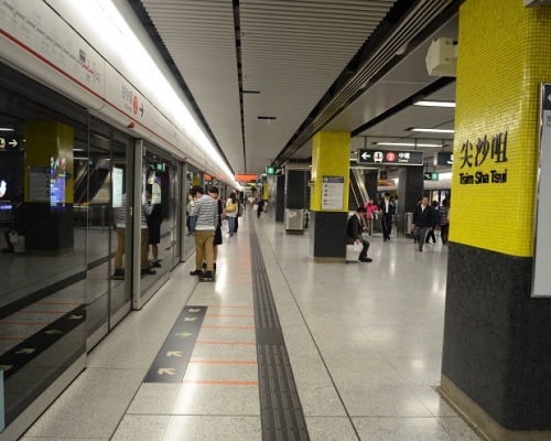 27歲女子尖沙嘴站列車上遭男子非禮。資料圖片