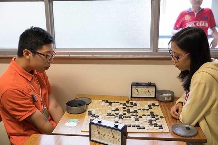 洪臻自小學習圍棋,至今已有八年棋齡。