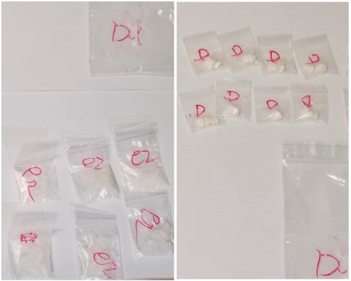 行動中檢獲的證物。