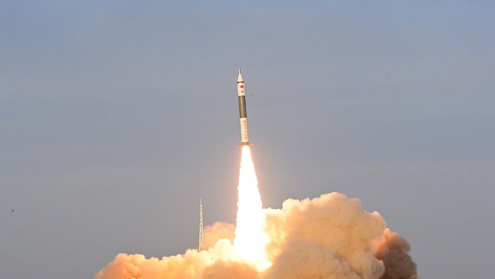 快舟十一號火箭成功發射，第二次實現「湖北造」火箭運送「湖北造」衛星升空。