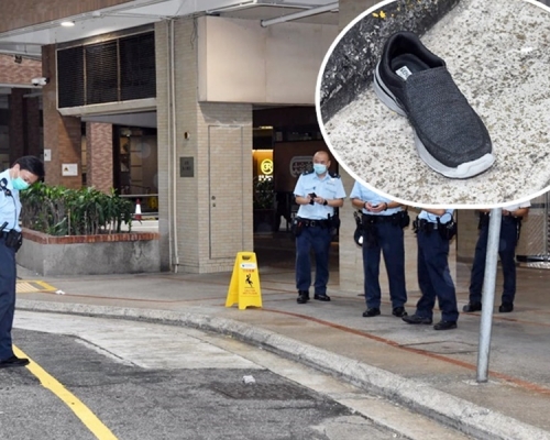 事主遺下一隻布鞋(小圖)。