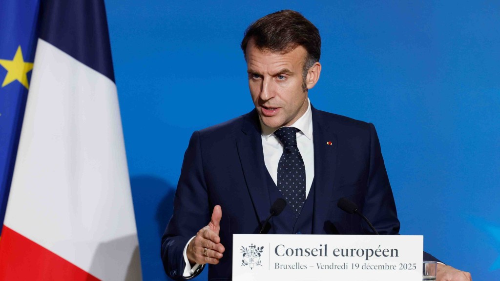 馬克龍宣布建造新型航母取代戴高樂號。美聯社