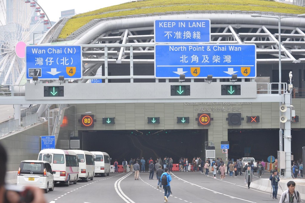 全長4.5公里的中環灣仔繞道將於明早8時作首階段通車。