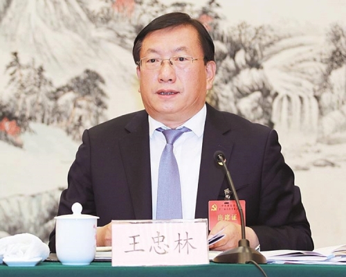 王忠林出任湖北副省長及代理省長。網圖