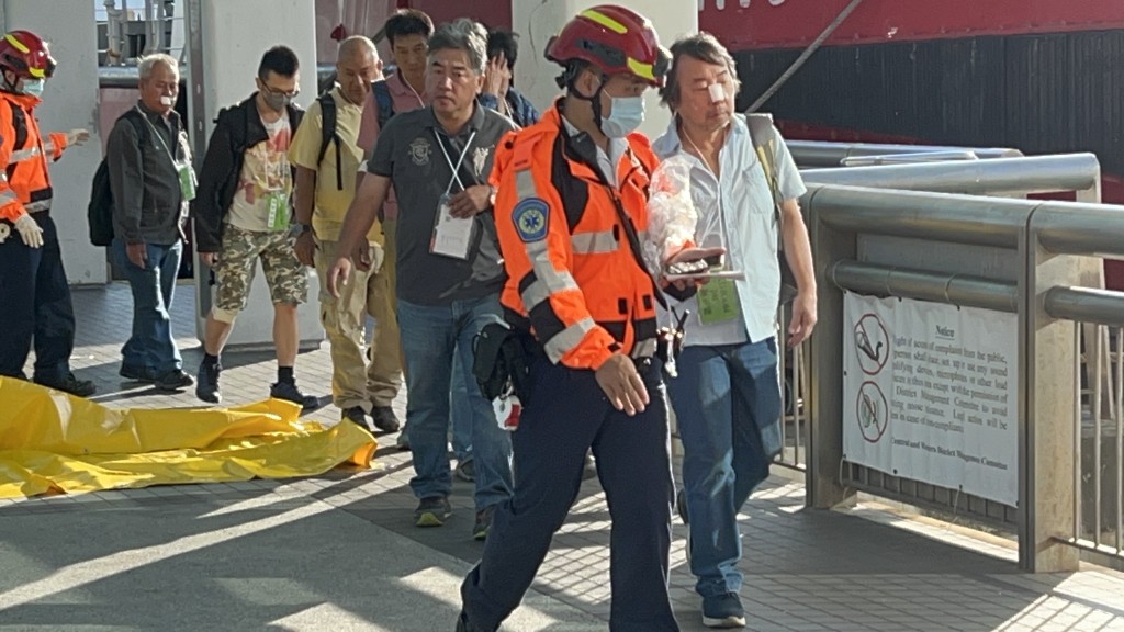 大部分傷者多為鼻嘴受傷。