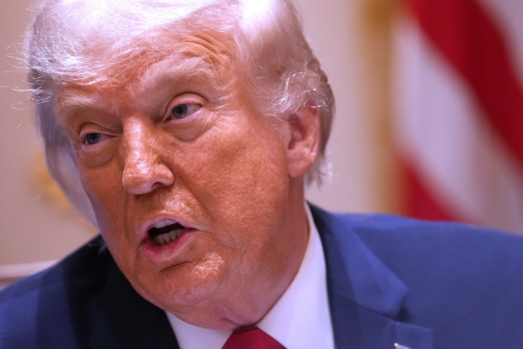 美國總統特朗普(Donald Trump)不會接受「條件差」的協議。 美聯社圖片 美國總統特朗普(Donald Trump)不會接受「條件差」的協議。 美聯社圖片