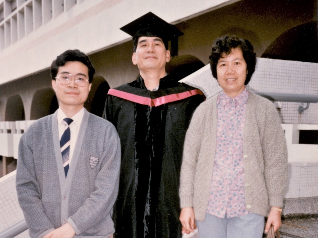 陸志聰1986年畢業於香港中文大學醫學院,為該院首屆畢業生。被訪者提供
