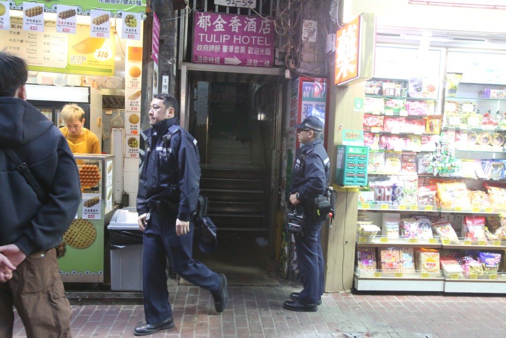 警方到場調查。