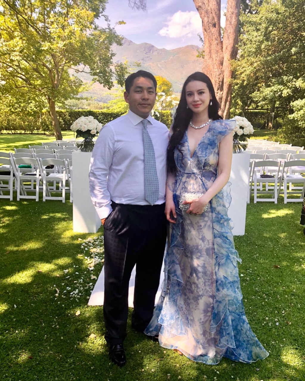 陳曉丹在南非結婚,林恬兒和老公都有出席。 陳曉丹在南非結婚,林恬兒和老公都有出席。