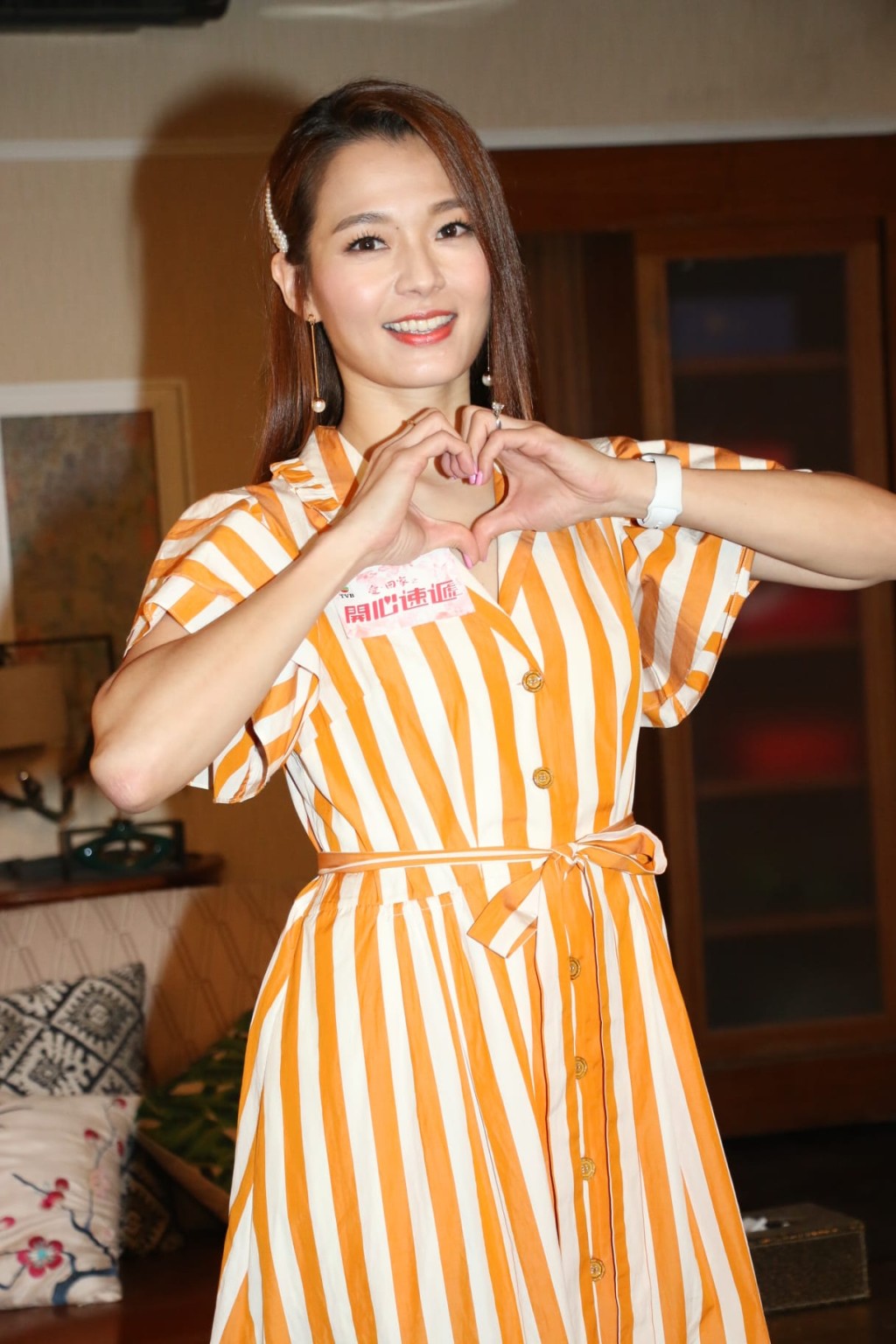 呂慧儀表現興奮。