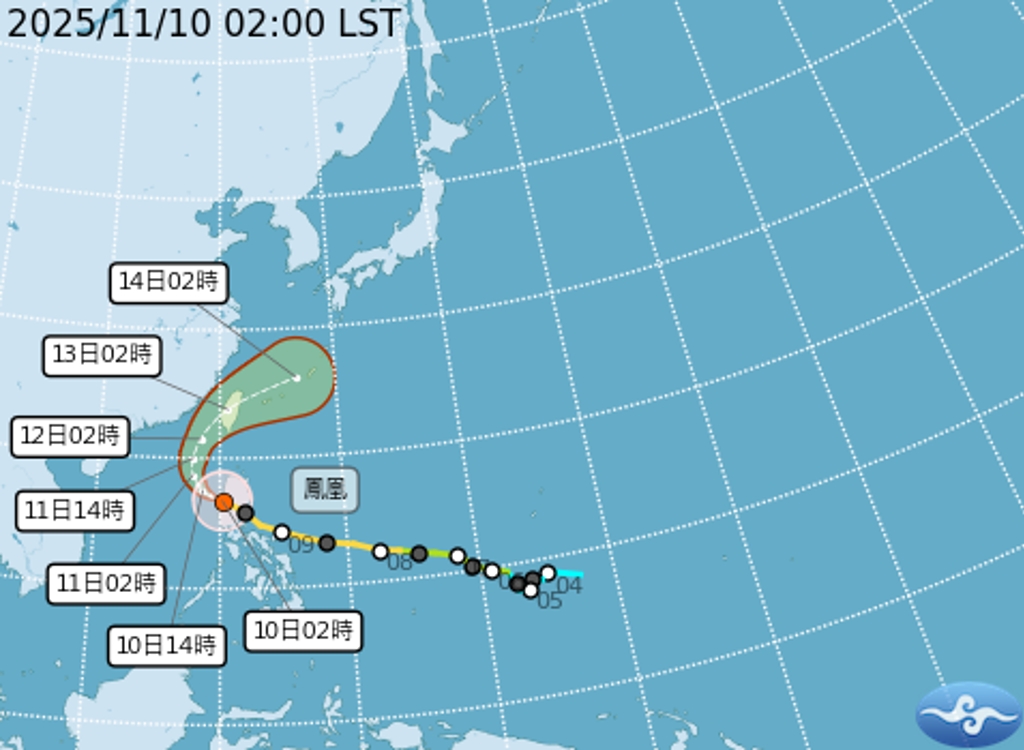 颱風鳳凰預測路徑。 台氣象部門 颱風鳳凰預測路徑。 台氣象部門